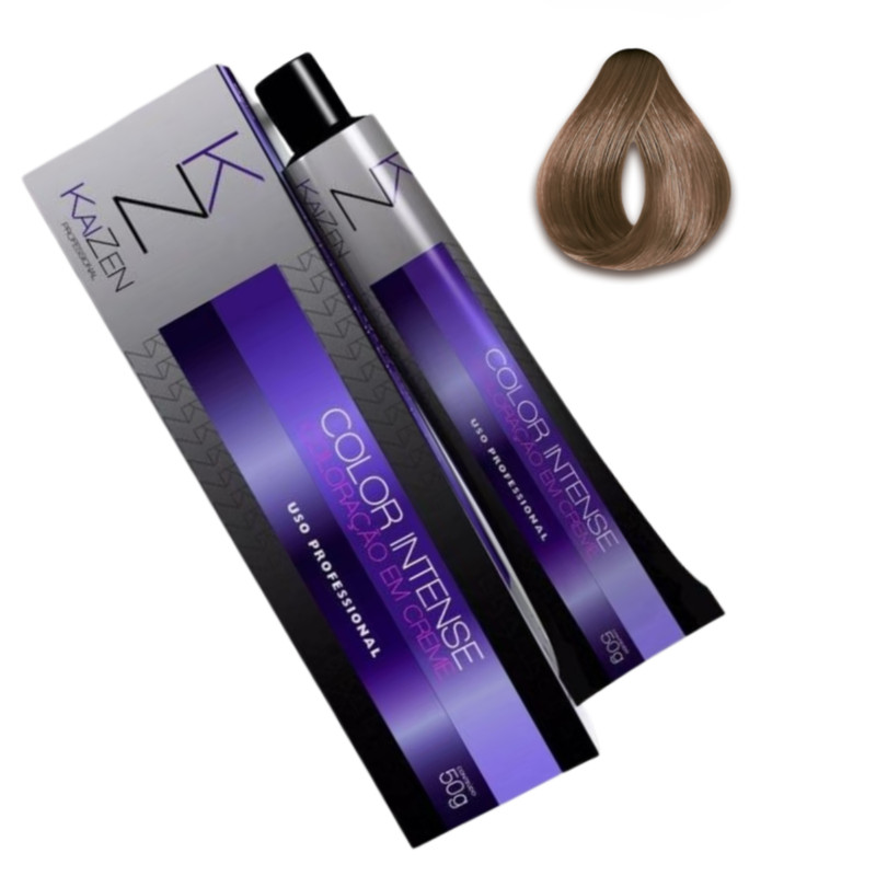 Tinta de cabelo Loiro claro 8.0 Kaizen Coloração 60gr