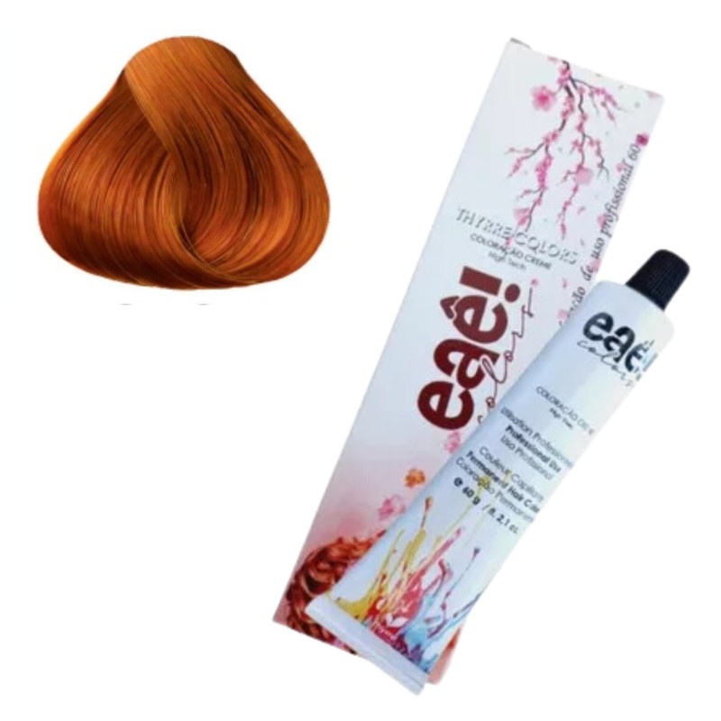 Tinta de cabelo Caramelo 8.34 Coloração Eaê Cosmeticos