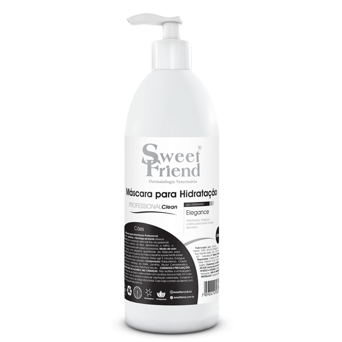 Mascara Para Hidratação Professioanal Clean - 500ml (elegance)