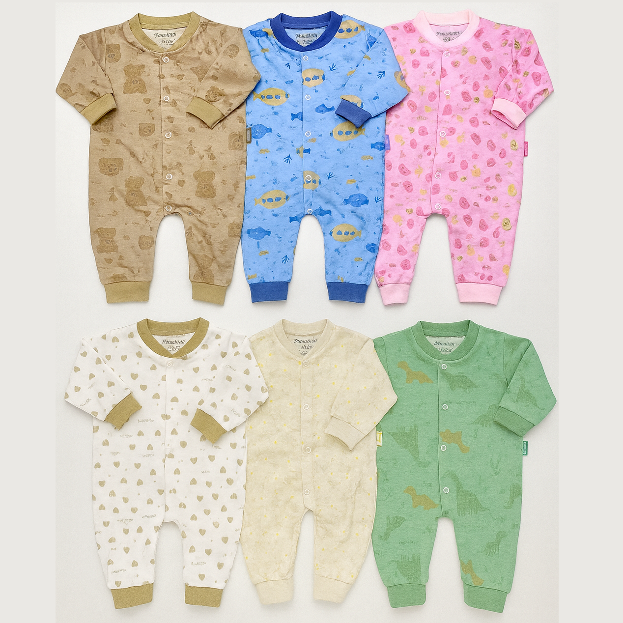 Macacão Malha Macelin Fresquinha Para Bebês