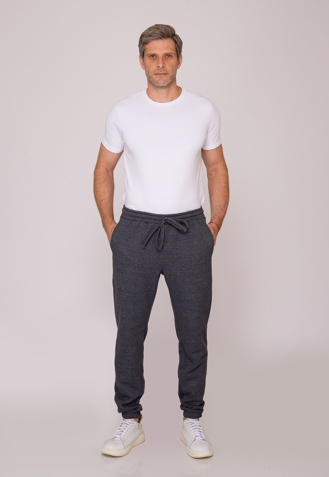Calça Masculina Moletom 7859 Grafite Moletom