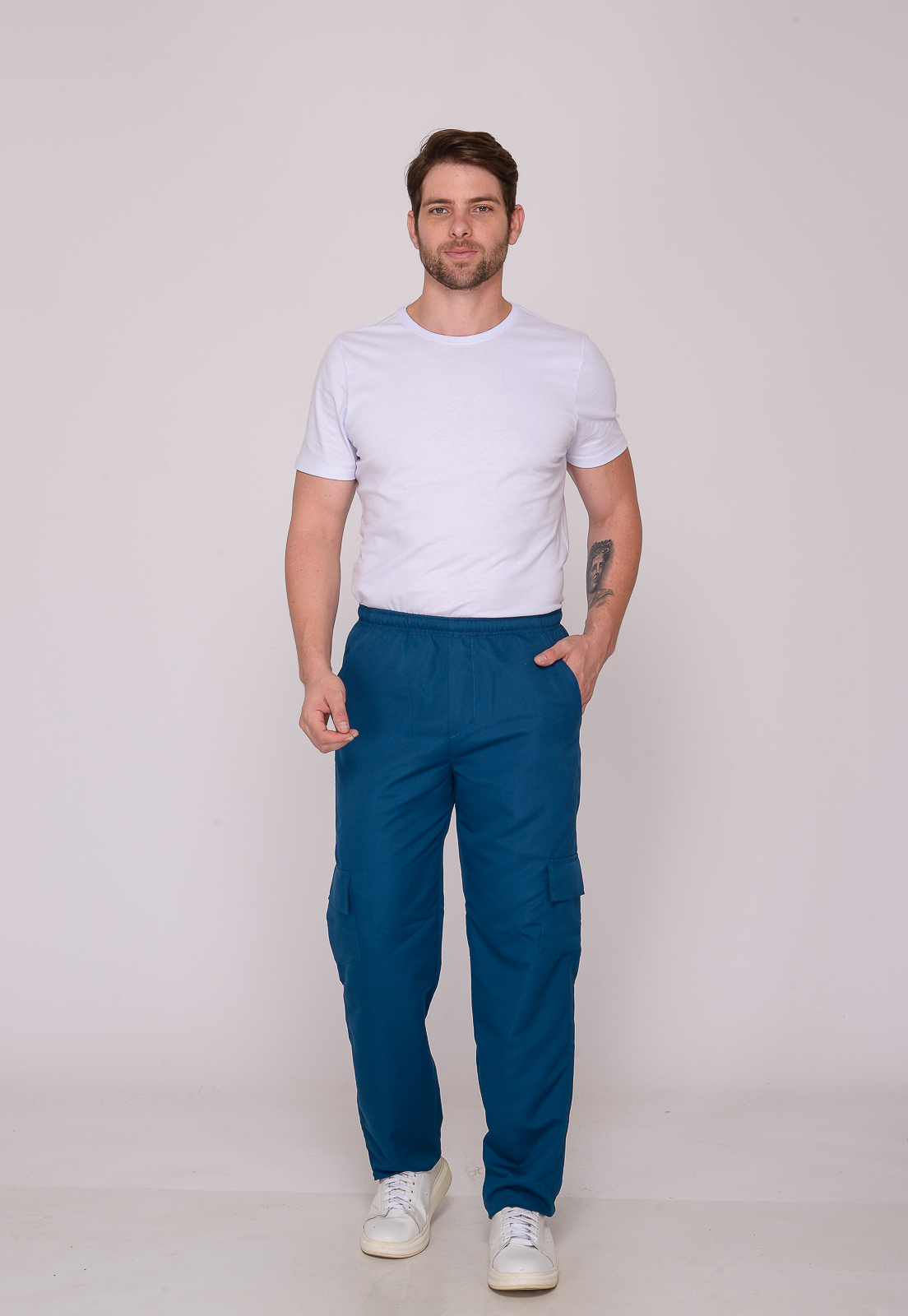 Calça Masculina Nylon Petroleo 7931