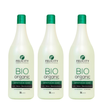 Kit C/3 Ativos Definitiva de quiabo Bio Organic Felicity 3x1 Kit C/3 Ativos Definitiva de quiabo Bio Organic Felicity 3x1