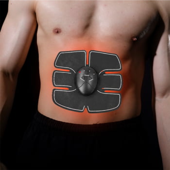 Aparelho Abdominal  Estimulador Muscular 6 Modos De Operação