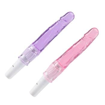 Vibrador Ponto G Estimulador Macio Jelly Silencioso Cor:rosa
