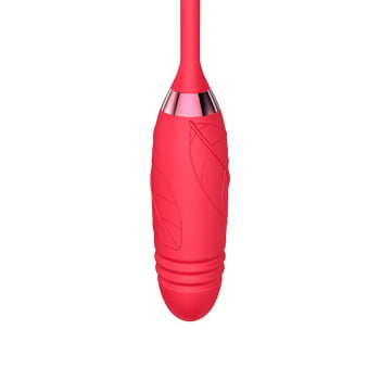Vibrador Pontog Clitóris Vai E Vem Formato Rosa Usb Vermelho
