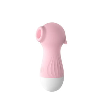 Vibrador Sugador Clitóris Recarregável Usb Cor:amarelo