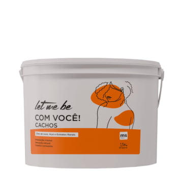 Máscara Com Você Cachos  Hidratação Intensiva 1,5k Let me be