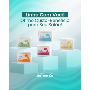 Máscara Com Você Cachos  Hidratação Intensiva 1,5k Let me be