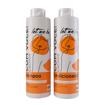 Shampoo e Condicionador Cachos Let me be 2x1L