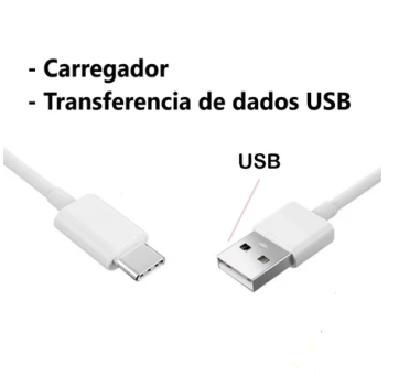 Cabo Carregador Tipo C ou V8 Cabo De Dados Micro Usb