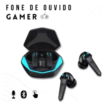 Fone De Ouvido Bluetooth Gaming TWS Earbuds K91 Sem Fio Touch