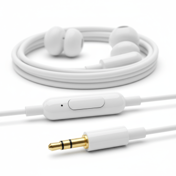 Fone de Ouvido com Fio In-Ear P2 Microfone Estéreo Cor:Branco