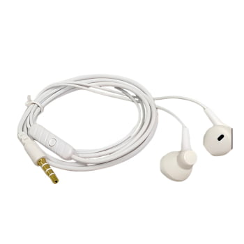 Fone de Ouvido com Fio Som Estéreo Microfone Áudio