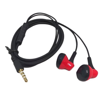 Fone de Ouvido com Fio Som Estéreo Microfone Áudio