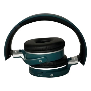 Headset Auscultadores Bluetooth Over-Ear Recarregável Cor:Verde