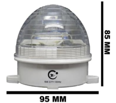 Lâmpada Estrobo Flash Redondo / Flash 6w 220v