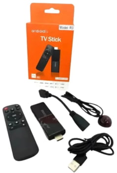 Stick Smart Tv Android 4k Wi-fi Hdmi Streaming Cor Preto