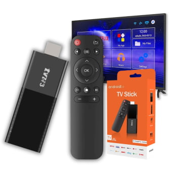 Stick Smart Tv Android 4k Wi-fi Hdmi Streaming Cor Preto