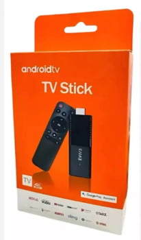 Stick Smart Tv Android 4k Wi-fi Hdmi Streaming Cor Preto