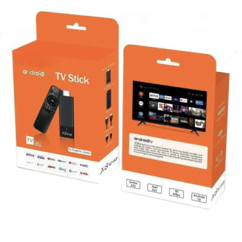 Stick Smart Tv Android 4k Wi-fi Hdmi Streaming Cor Preto