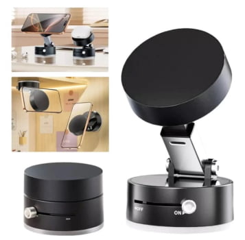 Suporte Magnético Portátil Dobrável A Vácuo Para Telefone