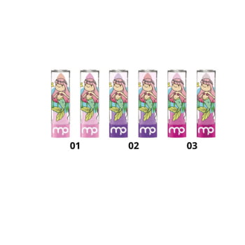 Batom sereia Maria Pink Infantil