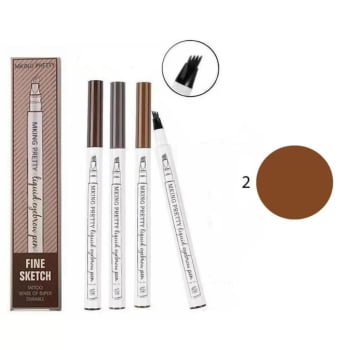 Caneta Fio a Fio Huda Beauty Ligth Bronw