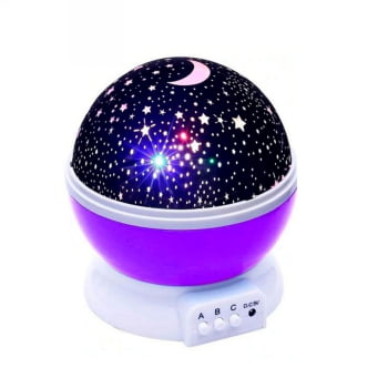 Luminaria Projetor Estrela 360 Galaxy Star Master Cor:lilás