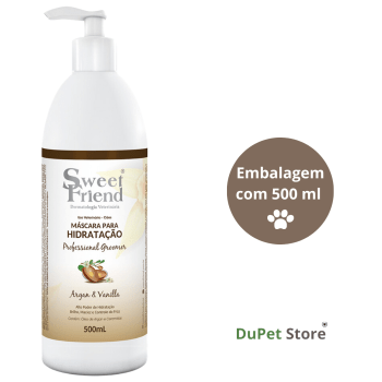 Mascara Para Hidratação Professional Groomer - 500ml (argan & Vanilla)