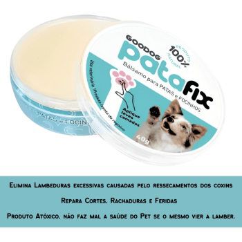 Patafix Balsamo Hidratante Pet 40 G Para Patas E Focinhos