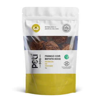 Peti Frango Com Batata Doce 100 G - Petisco Natural