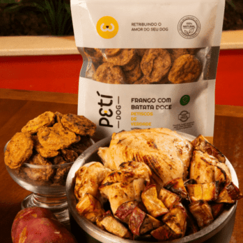 Peti Frango Com Batata Doce 100 G - Petisco Natural