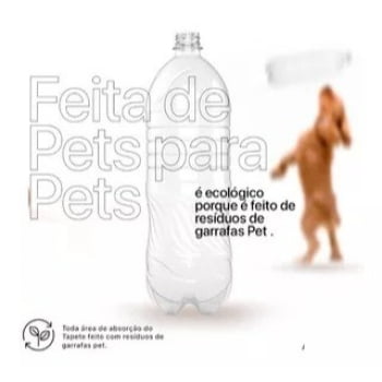 Tapete Higiênico Lavável Premium Ecológico para Pet - Tamanho P 67 x 47cm - Base Impermeável