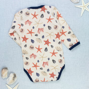Body Baby Conchas Realistic - Perfeito Para O Enxoval