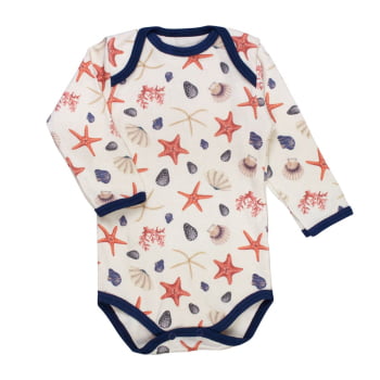 Body Baby Conchas Realistic - Perfeito Para O Enxoval
