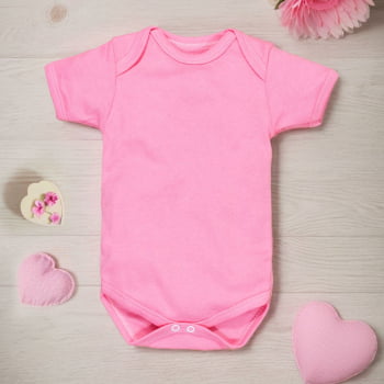 Body Básico De Bebê Em Algodão Com Diversas Opções De Cores