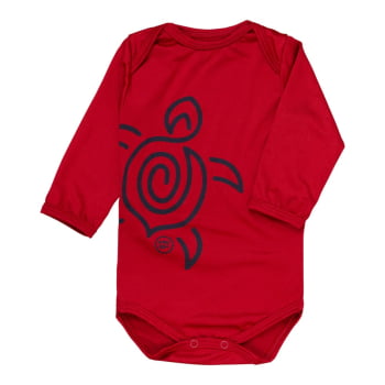 Body Uv50+ Vermelho Era Uma Vez Para Bebês Até 1 Ano