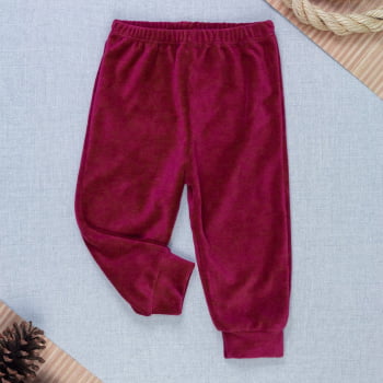 Calça De Plush Para Bebê Quentinha E Confortável