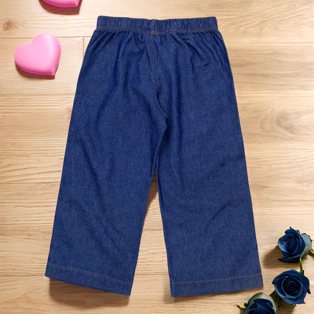 Calça Jeans Infantil Wide Leg - Elegância E Conforto Para Meninas!