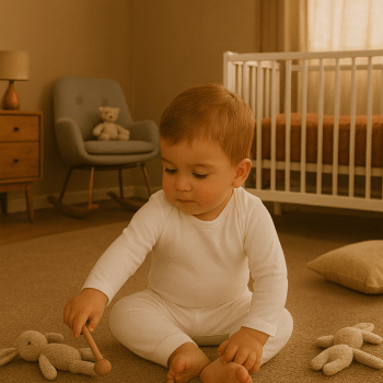 Conjunto Básico Body E Calça 100% Algodão Para Uso Diário Do Bebê