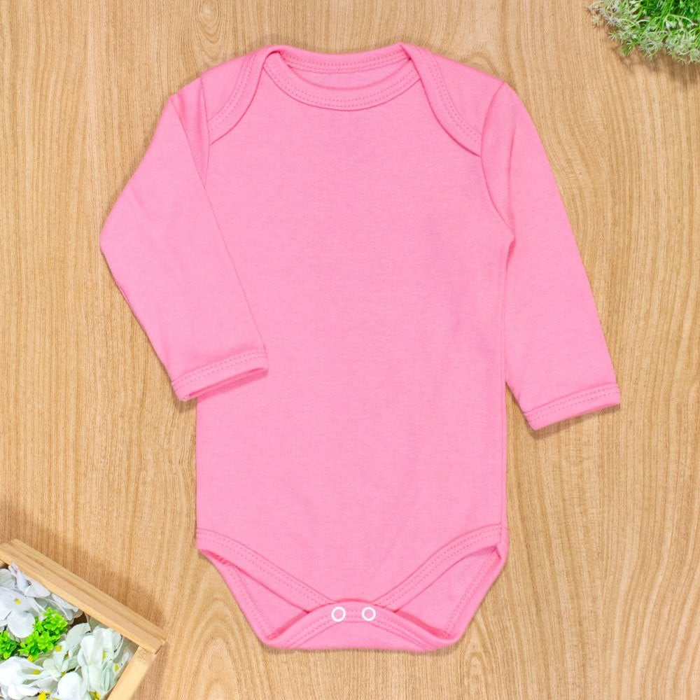 Conjunto Básico Body E Calça 100% Algodão Para Uso Diário Do Bebê