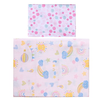 Enxoval Do Bebê Jogo De Lençol Com Fronha Suave E Delicado