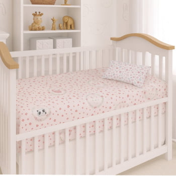 Enxoval Do Bebê Jogo De Lençol Com Fronha Suave E Delicado