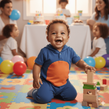 Macacão De Bebê Curto Com Capuz Bichinho Bordado Raposa Azul
