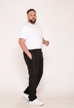 Calça Masculina Big Nylon Preto 7788