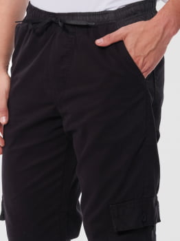 Calça masculina em Sarja 7902 Preto