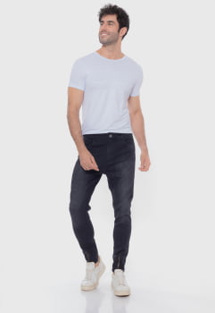 Calça Masculina Jeans com elastano Black