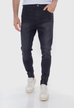 Calça Masculina Jeans com elastano Black