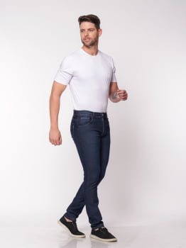 Calça Masculina Jeans slim com elastano 7877 Jeans Elastano